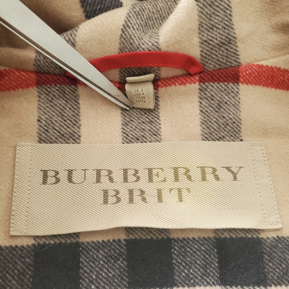 Burberry Brit Minstead Wool Hooded Toggle Duffle Coat 4 - Picture 9 of 10